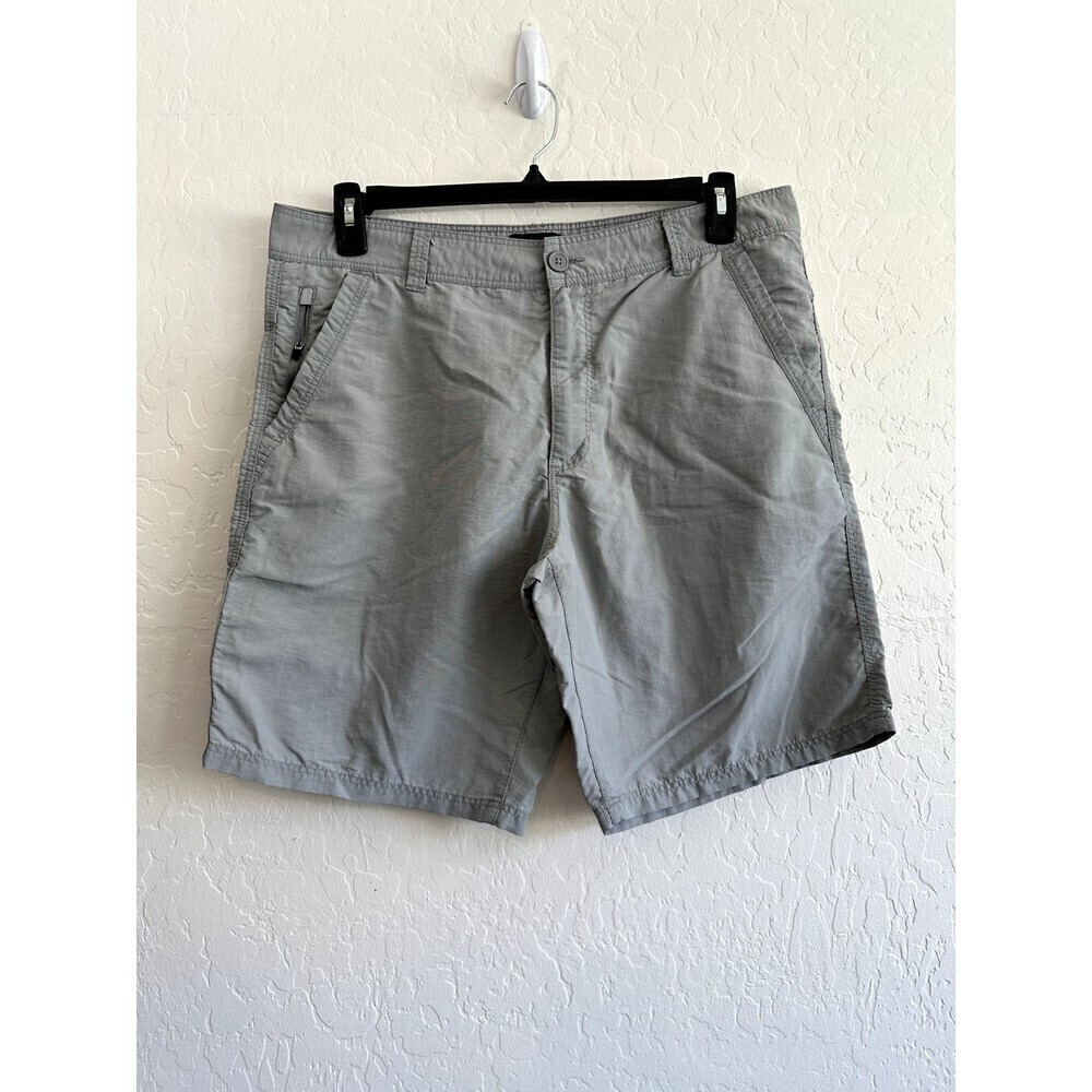 Outdoor Life Men's Cargo Hiking Shorts 38 x 10 Grey Summer‎ Casual